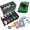 Tomatoys Set da Poker per Gioco di Poker. Mazzo di Carte Resistente e Valigetta Poker. Diventa il Maestro del Caso con questo Set Poker di Lusso. Eleganza in Ogni Carta e Dominio in Ogni Scommessa.