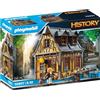 PLAYMOBIL Storia 70957 Casa medievale 66 pezzi da 4 anni Figurina, arredamento: sedie, tavolo, cassettiera, letto