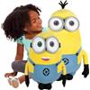 Play by Play Minions Rise of Gru Minions - Peluche di alta qualità, Bob, Otto, Kevin, Stuart, Dave con occhi in PVC, licenza originale (Kevin 60 cm)