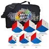 Oostifun Gobus MoYu MoFangJiaoShi Speed Cube Collection con custodia per il trasporto: 2x2 3x3 4x4 5x5 6x6 7x7 Magic Cube Puzzle Cubes Set, Pack of 6 Puzzle Cubes Gift Set (Stickerless)