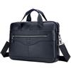 Xieben Borsa a tracolla in pelle da uomo Borsa a tracolla per uomo Porta tutta la protezione del laptop per borsa a tracolla a tracolla per computer da 14 pollici Nero