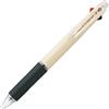 三菱鉛筆 uni - Penna a sfera Jetstream 3 colori nero, rosso, blu inchiostro 0,5 mm, avorio (SXE340005.46)