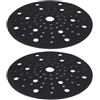 SG Store 2pcs 6 Pollici Levigatrice Platorello Di Protezione 80 Fori Spugna Autoadesiva Tampone Protettivo Compatibile Con Bosch Compatibile Con Gex 150 Nero 150mm