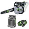 EGO CS 1200 E - Motosega da Potatura a Batteria - Barra 30 cm e Catena Oregon - + Kit Battery 10 Ah