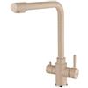 XJTNLB Rubinetto Lavello Cucina 3 Vie Acciaio Inox Miscelatore Cucina Avena con Beccuccio Girevole a 360 ° Rubinetto Depuratore Acqua