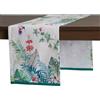 Maison d' Hermine Maison d'Hermine Runner da tavolo in 100% cotone, lunghezza 150 cm, per casa, cucina, sala da pranzo, feste, matrimoni, Primavera Estate (Tropiques, 50 cm x 150 cm)
