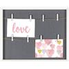 Hama Cornice portafoto Muro con cordino e pinze, bianco, 29,5 x 36,5 cm