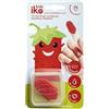 iKo Spazzolino da denti per bambini + custodia trasparente, morbido al tatto, non necessita di dentifricio o acqua, 100% riciclabile ecologico per bambini e bambini, per la cura dentale domestica,