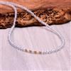 Bundela Gems Topazio bianco naturale sfaccettato rotondo pietre preziose perline potenti c...