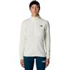 The North Face NF0A855O4HP1 Women's 100 Glacier FZ - EU Maglia Lunga Donna White Dune-NPF Taglia L