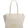 Ynot? Shopping Lvs005f5 Borsa Donna Cream 31 cm x 24 13 Tote Satchel Manico Superiore Zip Organizzatore Interno Materiale Sintetico Resistente
