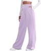 Generico Pantaloni Invernali Donna Eleganti Termici Pile Larghi Felpati Pantaloni Tuta Donna in Pile con Coulisse Elastico Vita Alta Joggers Comodi Pantaloni Baggy Donna Pantaloni Sportivi A Gamba Dritta