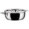 Alessi AJM102/24 Pots&Pans Casseruola Bassa a Due Manici in Acciaio Inossidabile 18/10 Lucido