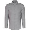 Seidensticker Camicia in Flanella da Uomo, Blu, 48