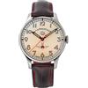 Sturmanskie Gagarin 2416/4005399 - Orologio analogico automatico da uomo con cinturino in pelle, Quadrante avorio, Militare