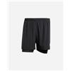 Adidas Otr B S 2in1 M M - Short Running - Uomo - Nero