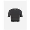 Calvin Klein Sport Elastic Logato W - T-shirt - Donna