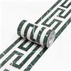Dostear Bordi Greche Pannelli Adesivi Bordo Adesivo per Pareti Striscia Adesiva Muro Decorativa Greca Adesiva per Parete Verde-45 10cm X 500cm