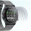 MTHGH 44mm(1.73inch) vetro pellicola protettiva (4 Pack) ，vetro temperato protezione per SmartWatch ，con di durezza 9H, antigraffio, anti-esplosione, senza bolle, ad alta definizione