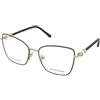 Carolina Herrera HER 0321 RHL | Occhiali da Vista Graduati | Metallo | Farfalla | Nero, Oro | Adrialenti