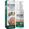 KOAHDE Crema per la rimozione dei brufoli sui glutei,Crema per l'acne dell'anca,Crema per rimuovere l'acne sui glutei,Crema trattamento dei cereali glutei,Crema per rimuovere i grani di gluteo,100 ml