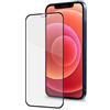 Celly Pellicola proteggi schermo 2D per iPhone 12 Mini, vetro temperato durezza 9H anti-impronte e antigraffio, bordo nero