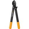 Fiskars Troncarami a incudine per Legno secco duro, Sistema a Cremagliera PowerGear, Ø taglio 3.8 cm, Lame: Acciaio temprato, Rivestimento antiaderente, Lunghezza 45 cm, Nero/Arancione, L71, 1001556