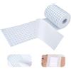 Aurobest 10cm*10m Benda Medico Non Tessuta, 1 Rotolo Medicazione Ferite Autoaderente Flessibile, Nastro Adesivo Bianco Traspirante Microporo, Nastro Fissaggio per Collo,Schiena,Spalle,Ginocchia,Braccia,Cosce