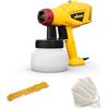 Italy product data sample: WAGNER Pistola a Spruzzo Wood&Metal Sprayer W 125, per Smalti e Velature- Ambiente Interno/Esterno, Resa 5 m2-10 Min, Giallo, Nero, Rosso, Capacit 600 Ml, 350 W