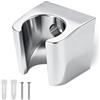CHSEROK Supporto Doccetta, CHSEROK Argento Supporto Soffione Doccia, Universale Doccia Supporto con Viti, Lega di Zinco, Compatibile con la Maggior Parte delle Docce