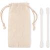 Set bastoncini cotonati riutilizzabili Bogie personalizzate o neutre