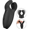 Rebel Man Wand with Vibration and Moving Wings Black