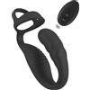 Rebel Cock Ring with RC Prostate Plug Black