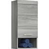 homes&jones Soul bagno, armadio da bagno, armadio, pensile, materiale in legno, argento fumé, 37 x 79 x 24 cm