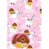 Danilo Promotions LTD Hey Duggee - Carta da regalo, 4 fogli, 4 etichette, dimensioni: 70 x 50 cm, prodotto ufficiale responsabile