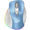 Genius Mouse Genius ergo 9000S PRO MINI RGB BT DUO wireless (BT +2.4Ghz) chiaro [31030039401]