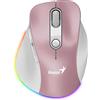 Genius Mouse Genius ergo 9000S PRO MINI RGB BT DUO wireless (BT +2.4Ghz) rosa [31030039403]