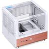 JONSBO Case Jonsbo TK-0 Mini-Tower, Mini-ITX, Tempered Glass, Bianco/Legno