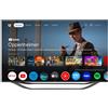 QBELL Smart TV 55 Pollici 4K Ultra HD HDR colore Nero Google TV QT55UGF9B
