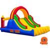 Ballsea Grande castello gonfiabile con soffiatore, trampolino, rock climbing slide divertimento per bambini dai 3 ai 10 anni, A bouncy castle suitable for both indoor and outdoor use. 488x223x220cm