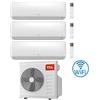 TCL Climatizzatore Condizionatore TCL Elite serie F Wifi R32 Trial Split Inverter 9000 + 9000 + 9000 BTU con U.E. MT2730 Classe A++/A+
