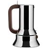 Alessi 9090/1 - Caffettiera Espresso di Design, Corpo in Alluminio, Manico e Pomolo in Resina Termoplastica, 1 Tazza