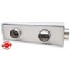 Ecoclima Climabox-P6A Kit Plenum Universali Per Canalizzati 6 Zone Da 150mmm M/F Estensione Flangia Sistemi OPAL.