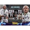 Hot Toys Movie Masterpiece Back To The Future Doc Brown 1/6 Scale Collectible Fi
