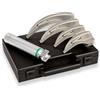 GIMA SET LARINGO GIMA GREEN F.O. LED 4 LAME MC-INT 1-2-3-4 - 2,5V