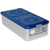GIMA CONTAINER CON FILTRO grande h150 mm - blu forato