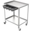 GIMA Carrello medico Tutto Inox - Dimensioni 70x50xh 82 cm.
