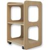 GIMA CARRELLO IN LEGNO DANTE - Faggio