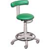 GIMA SGABELLO medico con anello poggiapiedi, colore verde