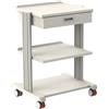 GIMA Carrello Smart a 2 ripiani 50x42 cm + base + cassetto